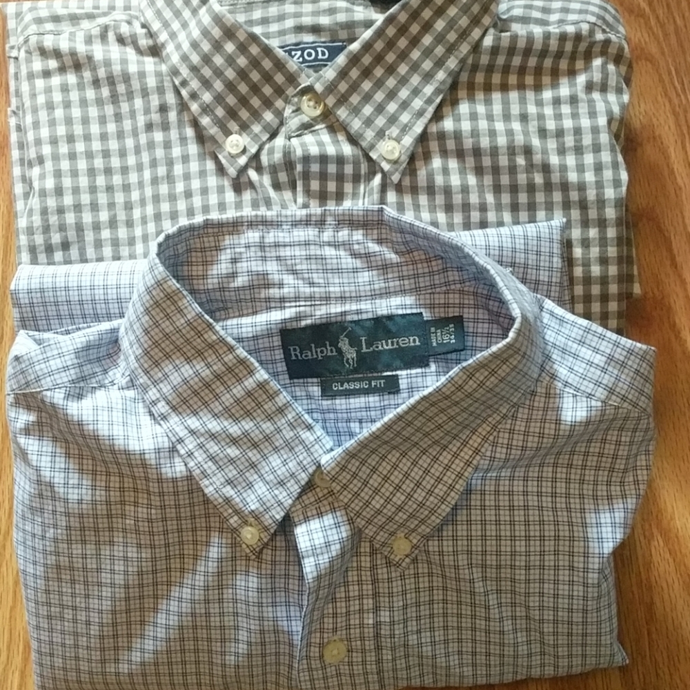 2 button up dress shirts